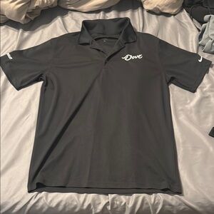 Used Men’s Medium Black Nike Dri Fit “Dove” Branded Polo